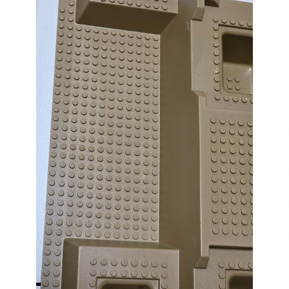 LEGO Dark Tan Raised Baseplate 32x48x6 (dots) with Level Front 7327 7627